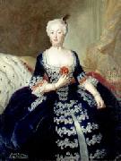 antoine pesne Portrait of Elisabeth Christine von Braunschweig Sweden oil painting artist